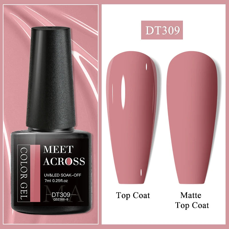 7ml Milky Jelly White Gel Nail Polish Natural Luster Long Lasting Nail Art All for Home DIY Manicure Soak Off UV LED Gel Vernis