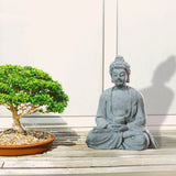 Buddha Statue Decorative Figurine Home Small Meditating Buddha , E