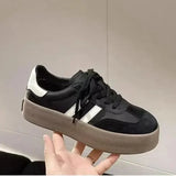 New Design Fashion Casual Shoes Outdoor Lace Up Sneakers for Women Female Comfortable Versatile Sport Shoes Vulcanize Shoes - Lootquake