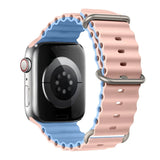 Correa de silicona para reloj de 44 mm, 40 mm, 49 mm, 45 mm, 41 mm y 38 mm, accesorio para iWatch Ultra 2 series 7, 6, 5, SE, 8 y 9