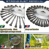 10/6/5/4 inch Steel Wire Trimming Head Lawn Mower Brush Cutter Accessories Garden Tool Universal Gasoline Brushhead Parts Tools