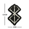 Embroidered Northern Europe Viking Compass Patches Rubber Viking Valknut Norse Runic Odin God Runes Glow In Dark - Lootquake