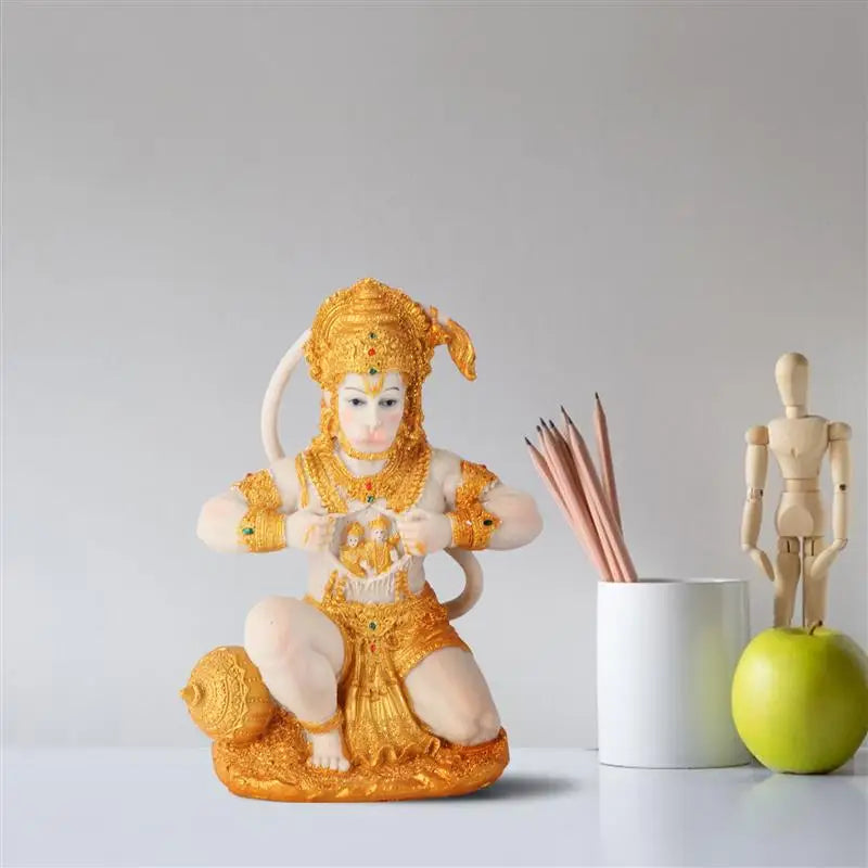 1 pc Hanuman Buddha Figurine Southeast Asian Style Home Sculpture Lord Hanuman Statue Buddha Figurine Ornament