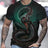 Fashion 3D Snake Printed T Shirt For Men Funny Animal Pattern Oversized T-shirt Summer Hip Hop Trend Clothing Casual O-neck Tops - Lootquake