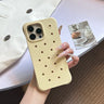 Fashion Diy Charms Holes Phone Case For iPhone