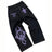 Women's Skeleton Embroidery Jeans, Men's Casual Street Style Loose Fit Jeans,Hip Hop Y2K New Straight Cargo Pants Streetwear - Lootquake