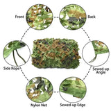 Military Camouflage Net Camouflage Net Military Net Shade Net Hunting Garden Car Outdoor Camping Shade Tent 2x2m/3x6m4x5m - Lootquake