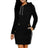 Women Winter Warm Hooded Pullover Sweatshirt Long Dress Sweatshirt Hoodies Women - Lootquake