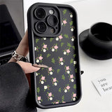 Matte Silicone Flower Phone Case