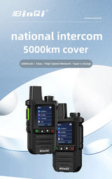 BINQI-K6 GXINPOC Platform Global -4G POC walkie talkie, 5000kilometers remote , global policecivilian fleet walkie talkie(free)