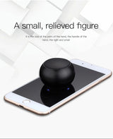 Altavoces inalámbricos Bluetooth TWS manos libres, altavoz portátil para teléfono celular, pequeño subwoofer, caja de sonido de graves, mini caja de sonido de metal