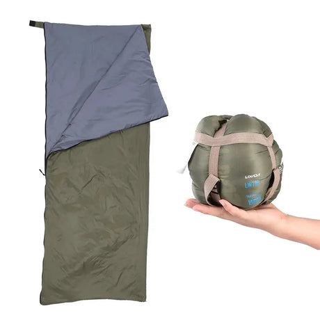 Lixada 190 * 75cm Outdoor Portable Envelope Sleeping Bag Camping Travel Hiking Multifunction Ultra-light 680g Backpacking - Lootquake