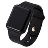 2024 Fashion Sport Digital Watch Women Men Square LED Watches Silicone Belt Electronic Women Digital Watches Clock Montre Femme - Lootquake