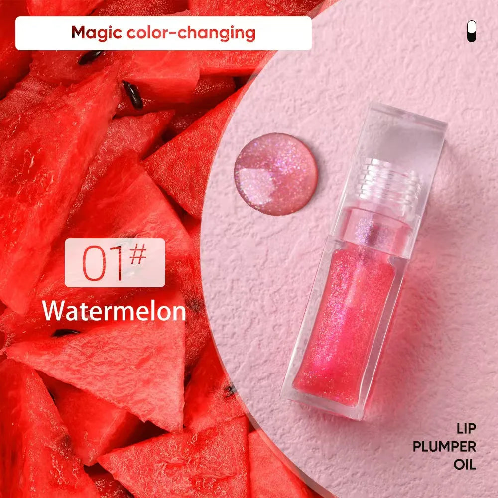 Private Label Clear Lipgloss Full Color Makeup Plumping Lip Oil Moisturizing Waterproof Lasting Lip Gloss Cosmetics Custom Bulk