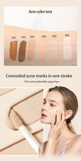 Fond de teint liquide anti-cernes pour une hydratation longue durée et un maquillage délicat et difficile à démaquiller