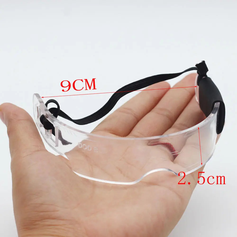 Labubu LED Punk Glasses Labubu Doll 3-color Luminous Glasses Cool Night Light Future Technology Glasses Mini Edition