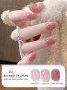 1-30pcs PSK Nude Pink Color Nail Art Ice Transparent Bare Color Nail Enamel 2025 New Net Red Popular White Gel Nail Polish