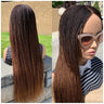 34" 360 HD Lace Braided Wig | Knotless Braids | Kanekalon Fiber | Choose Lace Color