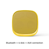 Altavoz Bluetooth inalámbrico de pared con sonido envolvente 3D, radio FM multifuncional, subwoofer portátil para exteriores, batería de larga duración