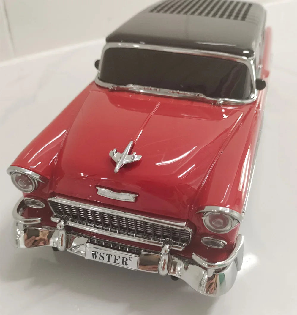 Enceinte Bluetooth sans fil pour PC, en forme de voiture classique, hi-fi, boombox, compatible radio FM, disque U, carte TF, AUX, cadeaux spéciaux, Caixa De Som