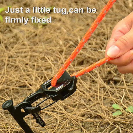 Rope Tensioner Tent Rope Tensioner Camping Tent Cord Adjuster with Strong Load-bearing Capacity Lightweight Portable for Outdoor - Lootquake