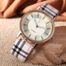 Women's Luxury Quartz Watch, Plaid Clock, Rose Gold Dial Dress, Casual Wristwatch, New Brand, Fashion - Lootquake