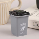 1:12 Dollhouse Mini Trash Can Garbage Truck Cans Curbside Vehicle Garbage Separation Bin Storage Box Home Desk Dustbin