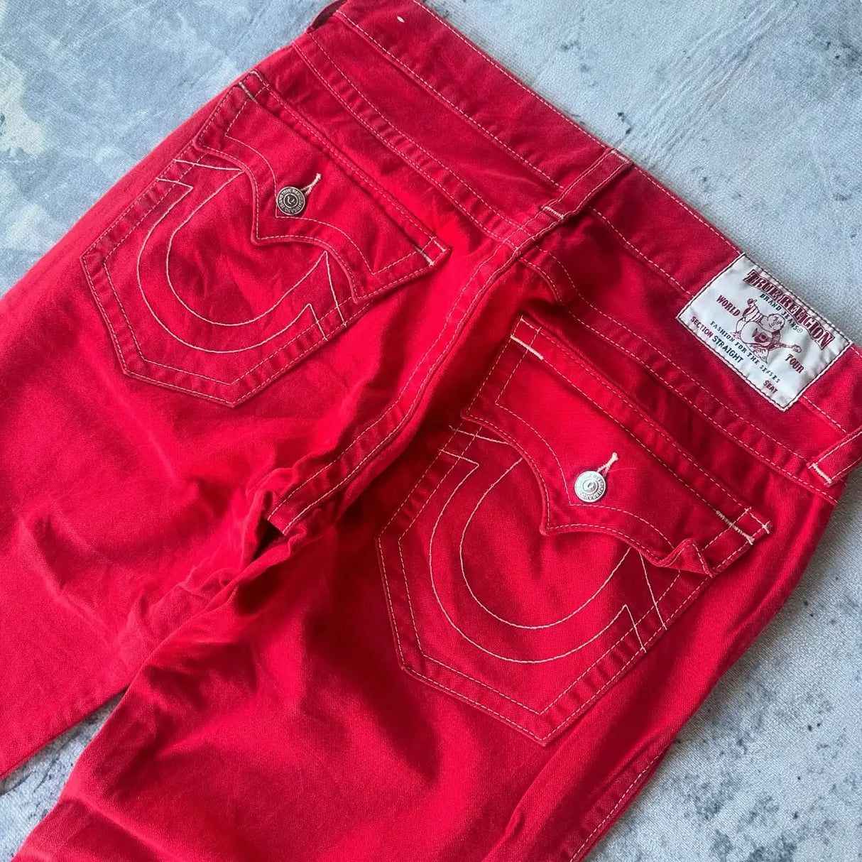 Harajuku Embroidered Casual Jeans New style Retro High Waist American Straight Leg Couples Wear Wide Leg Pants Women Clothing - Lootquake