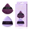 Borlas de polvo Jessup, 2 unidades triangulares suaves para fijar la base y hornear, reutilizables y lavables, moradas SP018
