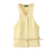 Kar&Otza 2024 new women's stylish dress with belt V-neck sleeveless top slim fit and slimming half skirt two-piece set - Lootquake