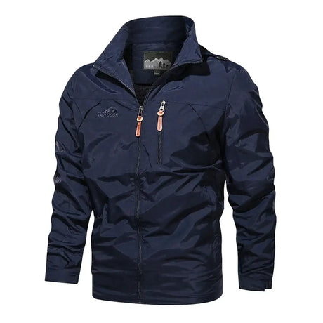 New Functional Waterproof Jacket Men's Autumn Casual Rainproof Detachable Cap Work Coat Hiking Mountain Windproof Windbreaker - Lootquake
