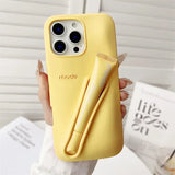 Luxury Lemontini Lipstick Make-up Soft Silicone Phone Case For iPhone