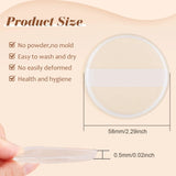 Borla de polvo de gel de silicona suave, transparente, con cojín de aire, para base líquida, crema, licuadora cosmética, herramientas cosméticas