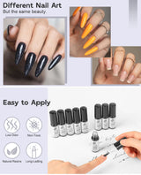 7ml No Wipe Glossy Top Coat, High Glossy Shine Effect Soak Off Gel Nail Polish Long Lasting for Salon Home DIY Manicure Nail Art