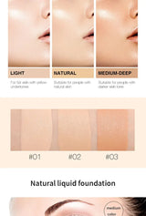 Base de maquillaje líquida de alta cobertura, corrector duradero, crema BB, resistente al agua, control de grasa, maquillaje facial, cosméticos