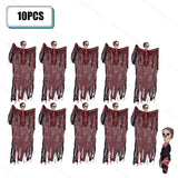 10/8/4/2/1PC Halloween Garden Decor Scary Hanging Ghost Skeleton Skull Grim Reaper Outdoor Haunted House Spooky Party Supplies
