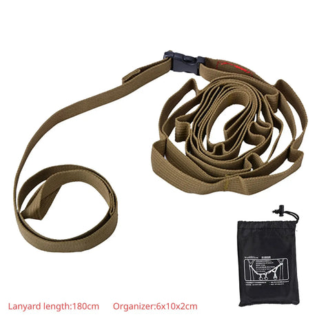 1.8 Outdoor Hanging Rope Portable Lanyard Canopy Hanger Camping Campsite Storage Strap Hiking Tent Accessories Camping Gear - Lootquake