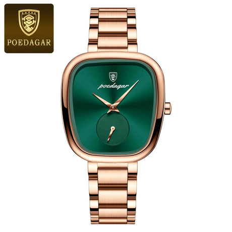 POEDAGAR Luxury Watch for Woman Waterproof Stainless Steel Quartz Ladies Watch High Quality Women's Watches Elegant Female Clock - Lootquake