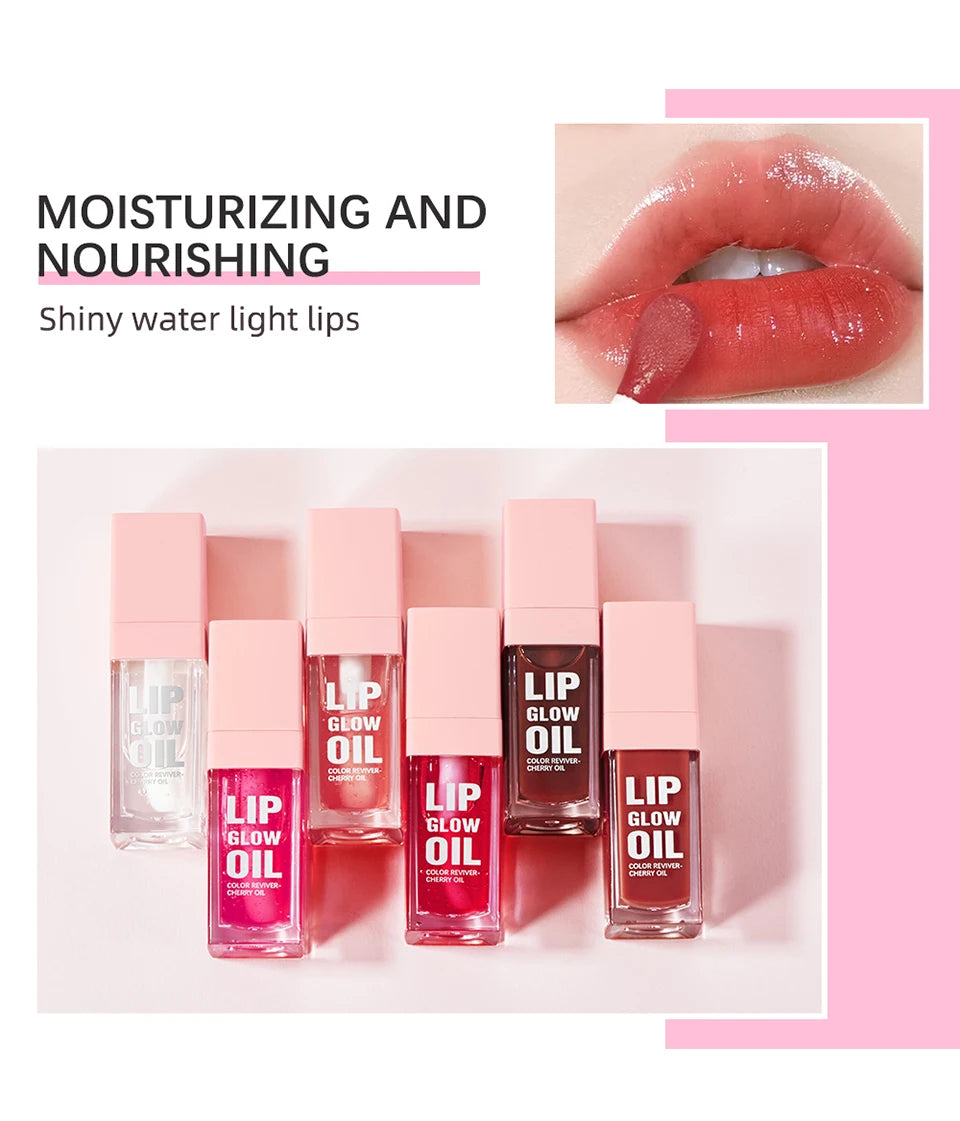 Lip Glow Oil Jelly Lip Gloss Set Long Lasting Permanent Lipstick Woman Tint for Lips Stick Free Shipping Lipgloss Glosses Stain