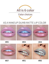 HANDAIYAN Best Seller Glitter Lip Gloss 6colors Moisturizing Mermaid Lip Glaze Waterproof Long Lasting Liquid Lip Stick
