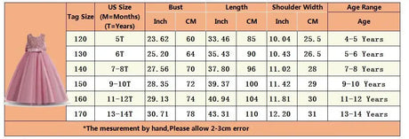 Girls Bridesmaid Dresses For Wedding 5-14 Yrs Kids Lace Flower Birthday Party Long Dress Teen Girl White Formal Pageant Vestidos - Lootquake