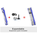 Smart key chain Mini Keychain Compact Key Decorative Holder Clip Home Storage Metal key Clip Aluminum Organizer Keychain Outdoor