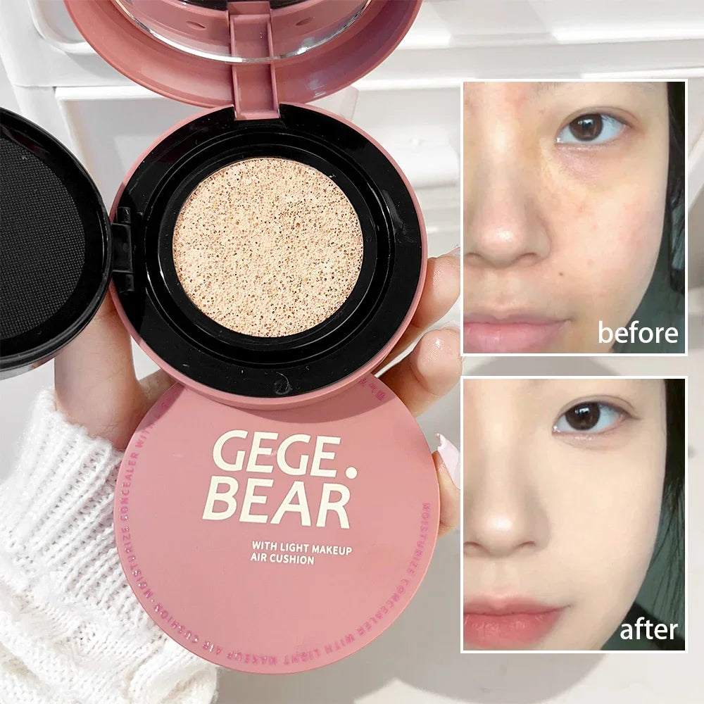 Base de maquillaje con cojín de aire BB Cream, cobertura total, resistente al agua, duradera, control de grasa, corrector CC Cream, base de maquillaje facial, cosmética coreana