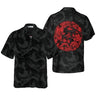 All Over Print Flame Dragon Pattern Hawaiian Shirts For Men Summer Short Sleeve Button Up Beach Shirts Blouse Mens Streetwear - Lootquake