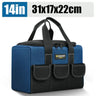 New Square Tool Bag with 30% More Capacity Waterproof Multi Pockets Tool Organizer Tool Pouch for Electrician Tools - Lootquake
