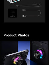 Enceinte Bluetooth portable Edifier HECATE G200, éclairage RGB, haut-parleur magnétique BT5.3, mini caisson de basses, autonomie de 7 heures, support pour téléphone