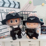 Popular Labubus DIY Doll Clothes Outfit For 17cm Labubu Hat Clothes Doll Accessory Cultivate Sitting Party Game Dolls Accessory