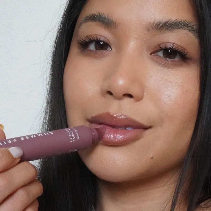 Summer Friday's Vanilla Beige Lip Balm Moisturizing Transparent Lipstick Set Lip Makeupv Smooth Soft Tube Mirror Lip Gloss