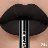 QIBEST Rouge à lèvres liquide mat Waterproof longue tenue Velours Gloss à lèvres Tube de teinte Pigment Nude mat Rouge à lèvres Maquillage des lèvres