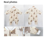 Baby Sleeping Bag Cute Flowers Print Toddler Sleepwear Walk Play Pajamas 2.5Tog Thick Winter Keep Warm Sleepsack 1-4 Years - Lootquake